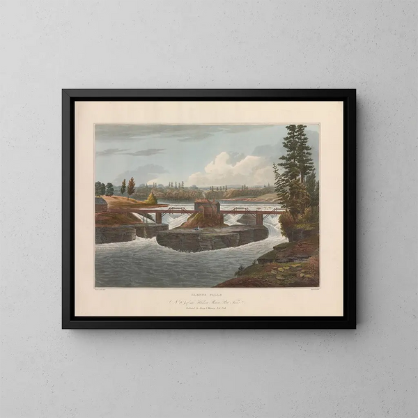 Cascate di Glenn - John Hill — quadro incorniciato alla parete