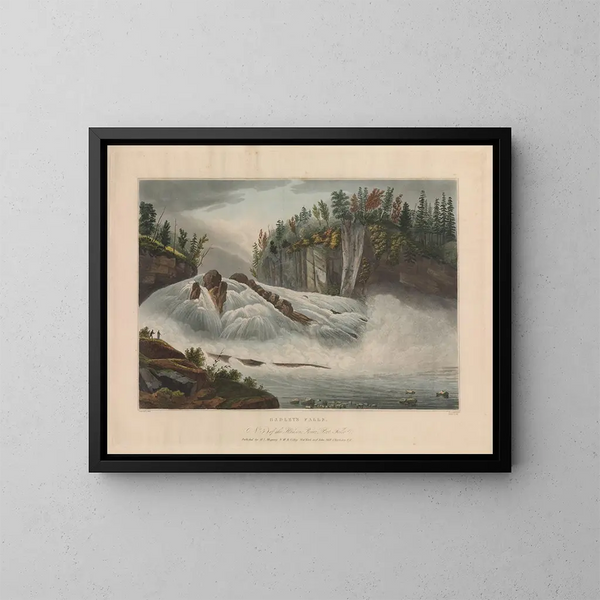 Le cascate di Hadley - John Hill — quadro incorniciato alla parete