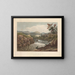 Piccole cascate a Luzerne - John Hill — quadro incorniciato alla parete