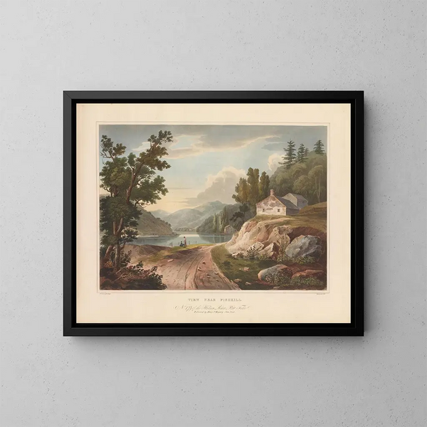 Vista vicino a Fishkill - John Hill — quadro incorniciato alla parete