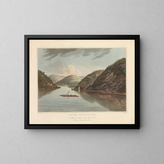 Vista vicino a Fort Montgomery - John Hill — quadro incorniciato alla parete