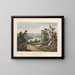 Vista vicino a Hudson - John Hill — quadro incorniciato alla parete