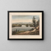 Vista vicino a Sandy Hill - John Hill — quadro incorniciato alla parete