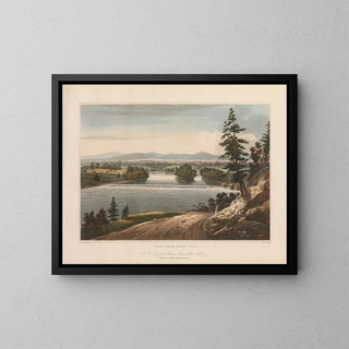 Vista vicino a Sandy Hill - John Hill — quadro incorniciato alla parete
