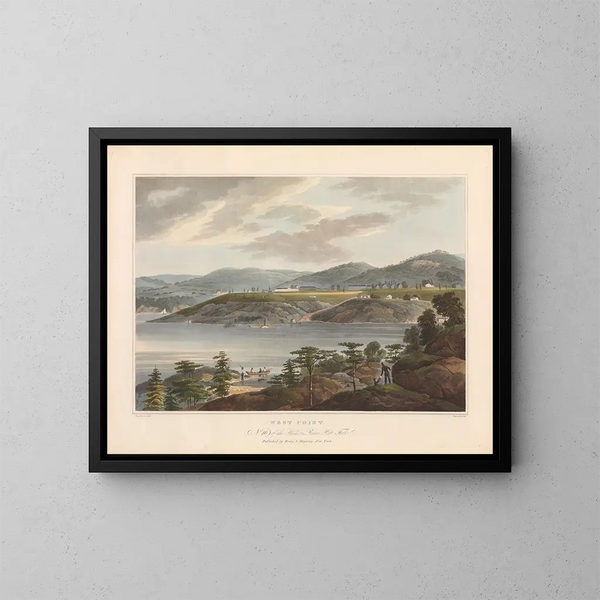 Punto di vista dell'Ovest - John Hill — quadro incorniciato alla parete
