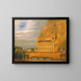 Incendio della Old South Church, Bath, Maine - John Hilling — quadro incorniciato alla parete