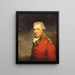 Un ufficiale britannico sconosciuto, probabilmente del 11° reggimento di fanteria del North Devonshire, circa 1800 - John Hoppner — quadro incorniciato alla parete