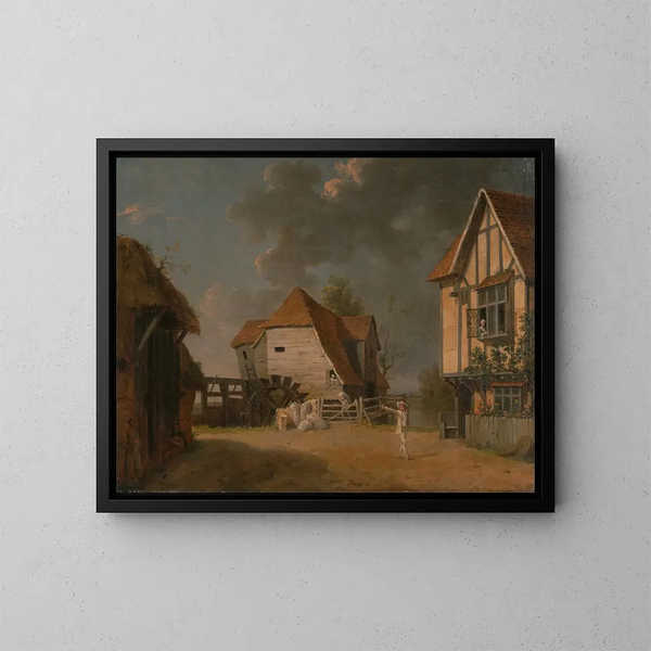 Una scena della Serva del mulino - John Inigo Richards — quadro incorniciato alla parete