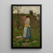 Il villaggio ai piedi nudi - John J Hammer — quadro incorniciato alla parete