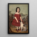 Portrait d'Alice Lyons - John Jacob Hegler — quadro incorniciato alla parete