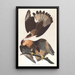 Caracara del Brasile - John James Audubon — quadro incorniciato alla parete