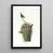 Troglodyte des marais - John James Audubon — quadro incorniciato alla parete