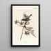 Moucherolle péwit - John James Audubon — quadro incorniciato alla parete