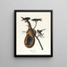 Rondine porpora - John James Audubon — quadro incorniciato alla parete