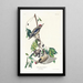Pic maculé - John James Audubon — quadro incorniciato alla parete