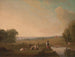 Una vista di Theobalds Park, Hertfordshire - John James Chalon — vista dell’opera