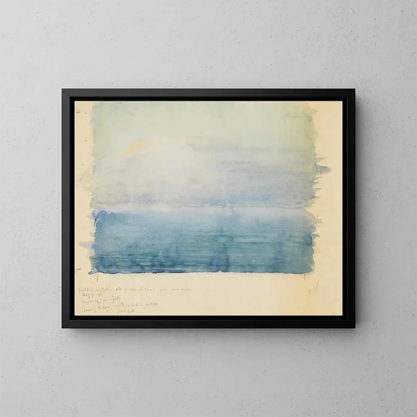 Crepuscolo a Bar Harbor - John La Farge — quadro incorniciato alla parete