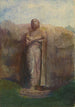 Statue colossale d'Ananda près de la ville en ruines de Polonnaruwa, Ceylan - John La Farge — vista dell’opera