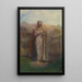 Statue colossale d'Ananda près de la ville en ruines de Polonnaruwa, Ceylan - John La Farge — quadro incorniciato alla parete