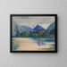 Entrée della fiumara VaiTePiha, ancoraggio dei cuochi - John La Farge — quadro incorniciato alla parete