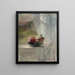 Fiori sul davanzale di una finestra - John La Farge — quadro incorniciato alla parete