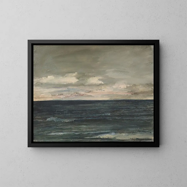 Studio di lezione sulla costa di Jersey - John La Farge — quadro incorniciato alla parete