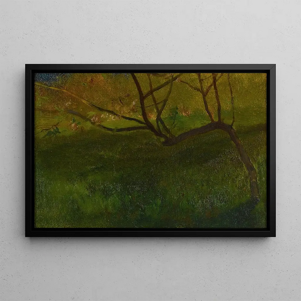 Studio di melo in fiore - John La Farge — quadro incorniciato alla parete