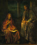 Visita di Nicodemo a Cristo - John La Farge — vista dell’opera