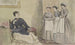 Maîtresse e tre servitori - John Leech — vista dell’opera