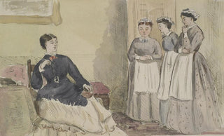John Leech - Mistress and three servants.webp