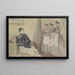 Maîtresse e tre servitori - John Leech — quadro incorniciato alla parete