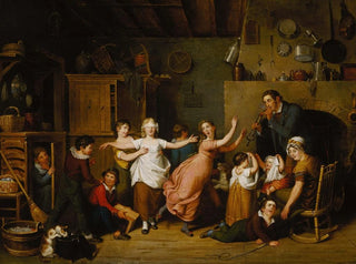 Il gioco del cieco - John Lewis Krimmel — vista dell’opera