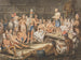 Esposizione delle cerimonie tribali indiane al teatro olimpico di Filadelfia - John Lewis Krimmel — vista dell’opera