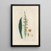 Digitalium monographia Pl09 - John Lindley — quadro incorniciato alla parete