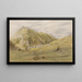 Entrée di Dovedale da Ashbourne, Derbyshire - John Linnell — quadro incorniciato alla parete