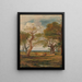 Paesaggio con figure - John Linnell — quadro incorniciato alla parete