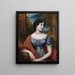 Mademoiselle Jane Puxley - John Linnell — quadro incorniciato alla parete