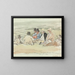 mietitori nel campo a Porchester Terrace, Bayswater, 9 giugno 1830 - John Linnell — quadro incorniciato alla parete