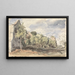 Abbaye di Netley - John Linnell — quadro incorniciato alla parete