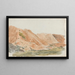 Carrières vicino a Ironbridge, Earthworks, Cambridge Terrace - John Linnell — quadro incorniciato alla parete
