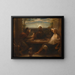 Il Pasto ad Emmaus - John Linnell — quadro incorniciato alla parete