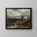 Il mulino a vento - John Linnell — quadro incorniciato alla parete