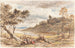 Viaggiatori che si riposano vicino a un albero caduto - John Linnell — vista dell’opera