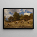 Frumento - John Linnell — quadro incorniciato alla parete