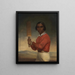 Ritratto di Nannultera, un giovane giocatore di cricket di Poonindie - John Michael Crossland — quadro incorniciato alla parete