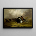 Caccia al bisonte nelle praterie del sud-ovest - John Mix Stanley — quadro incorniciato alla parete