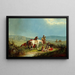 Indiani che giocano a carte - John Mix Stanley — quadro incorniciato alla parete