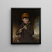 John Gurney Jr, il piccolo suonatore di flauto - John Opie — quadro incorniciato alla parete