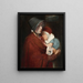 Cantante di strada e bambino - John Opie — quadro incorniciato alla parete