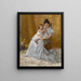 Ritratto di Martha Wysor Marsh e di suo figlio John Edwin - John Ottis Adams — quadro incorniciato alla parete